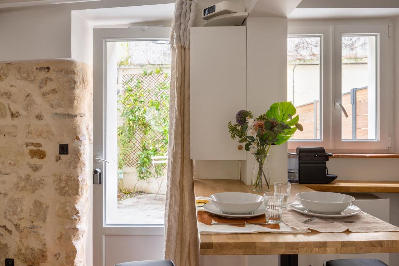 Ferienwohnung Boutik Boheme Le Jardin Montmartre Paris Exterior foto